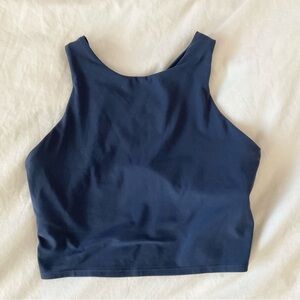 Athleta Medieval Violet Longline Sports Bra